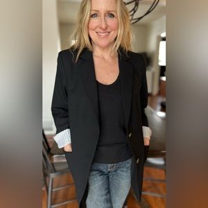 Rag and Bone black Charles boyfriend blazer in excellent condition.